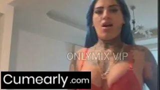 Raperin Yılmaz ifşa Kırmızı elbisesiyle twerk