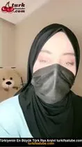 Türbanlı Boncuk ifşa pijamalı yayın