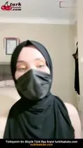 Türbanlı ifşa Tango Boncuk nude yayın yaptı