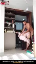 Ayakta Sikiş Çimengöz uyanır uyanmaz sikişe başladı